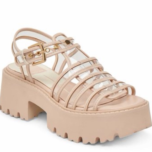 Dolce Vita Shoes - Dolce Vita Latice Crystal Vinyl Strappy Sandals